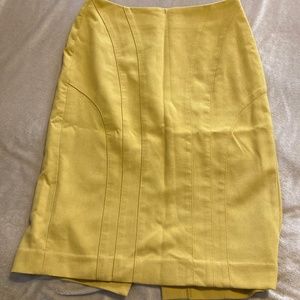 Yellow Banana Republic skirt